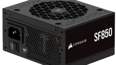Corsair SF850 PCIe 5.1 Platinum SFX Power Supply Review