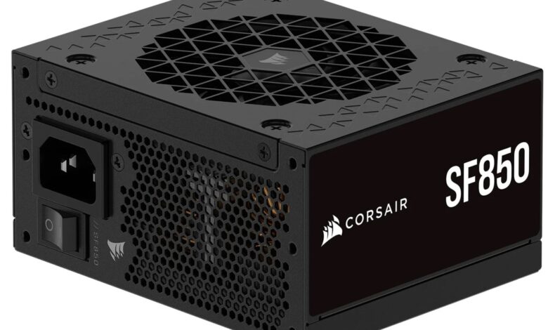 Corsair SF850 PCIe 5.1 Platinum SFX Power Supply Review