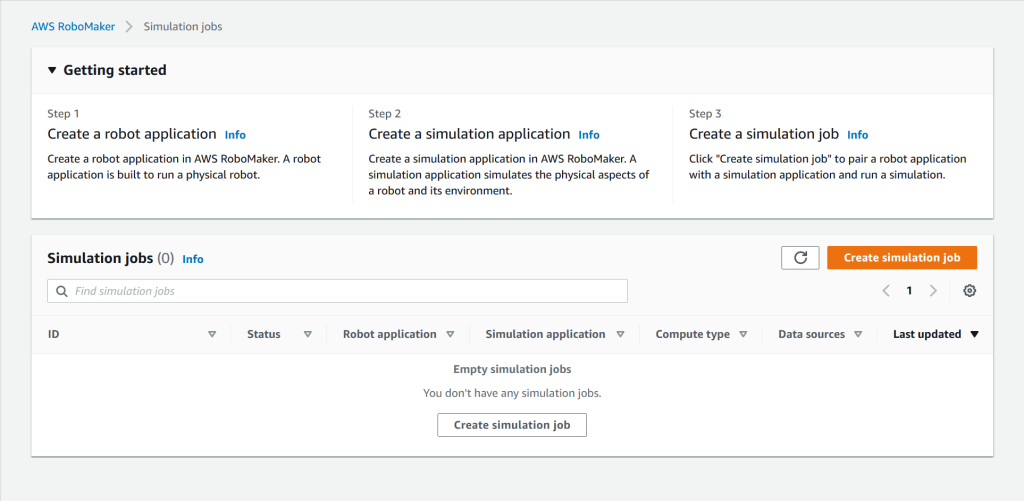 Running high-fidelity O3DE simulations in AWS RoboMaker
